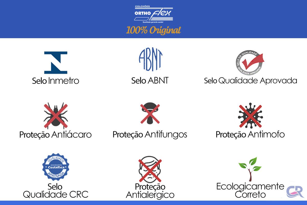 Colchão Molas Ensacadas Orthoflex Sensitive Colchão Molas Ensacadas Orthoflex Sensitive