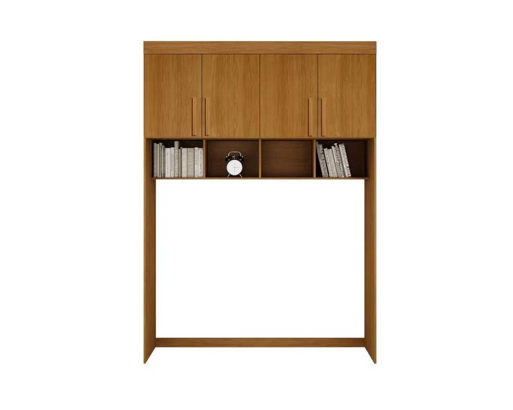 Modulado de Quarto Armário Ponte Aéreo Casal Luna c/4 Portas BianchiNature