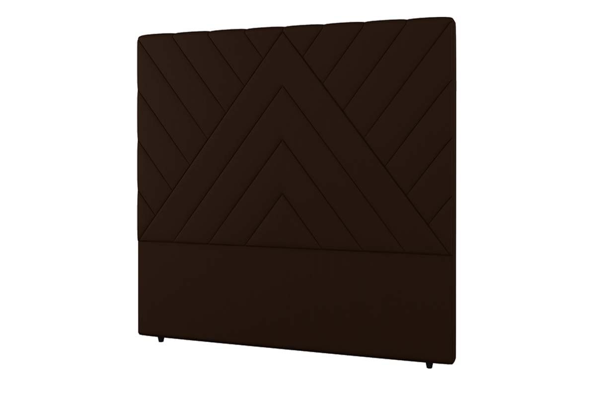 Cabeceira Box Estofada Simbal SkySolteiro - Suede Cacau Cabeceira Box Estofada Simbal SkySolteiro - Suede Cacau