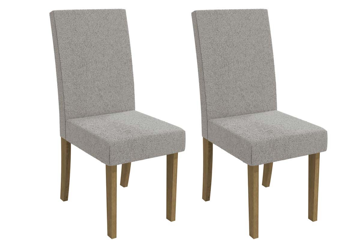 Cadeira Jantar Dália 2CAD131 Madeirado Kit 2 Un Kappesberg