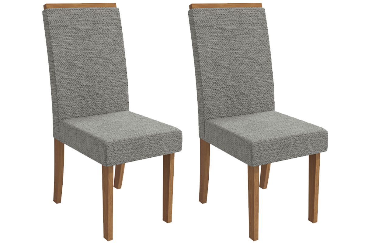 Cadeira Jantar Íris 2CAD142 Madeirado Kit 2 Un Kappesberg Cadeira Jantar Íris 2CAD142 Madeirado Kit 2 Un Kappesberg