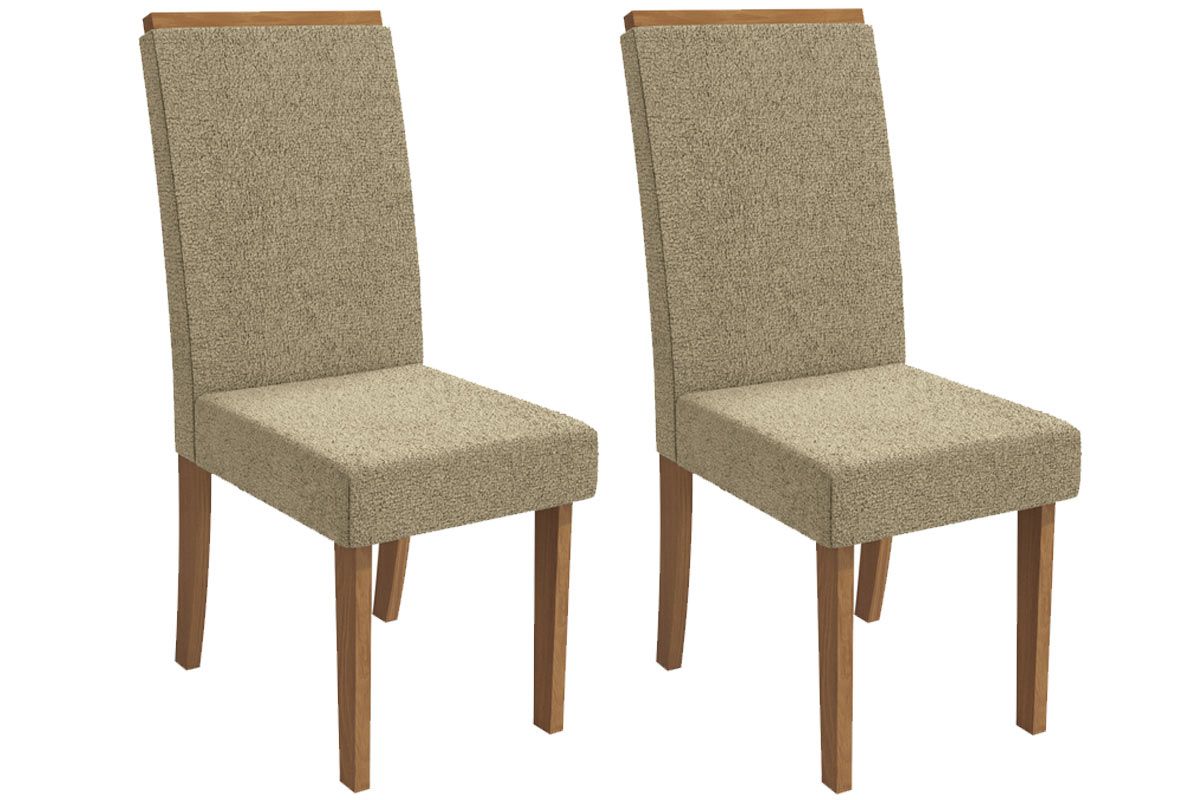 Cadeira Jantar Íris 2CAD142 Madeirado Kit 2 Un Kappesberg Cadeira Jantar Íris 2CAD142 Madeirado Kit 2 Un Kappesberg