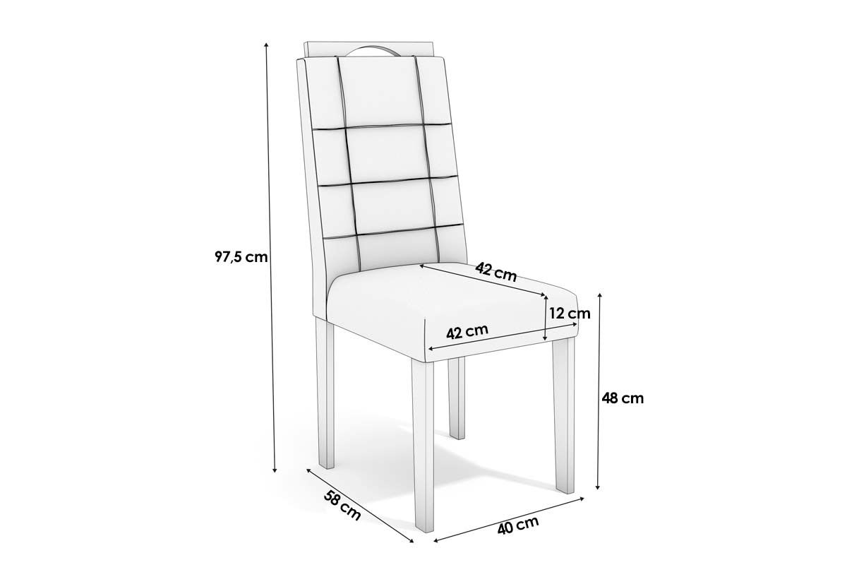 Cadeira Jantar Flora 2CAD150 Madeirado Kit 2 Un Kappesberg Cadeira Jantar Flora 2CAD150 Madeirado Kit 2 Un Kappesberg