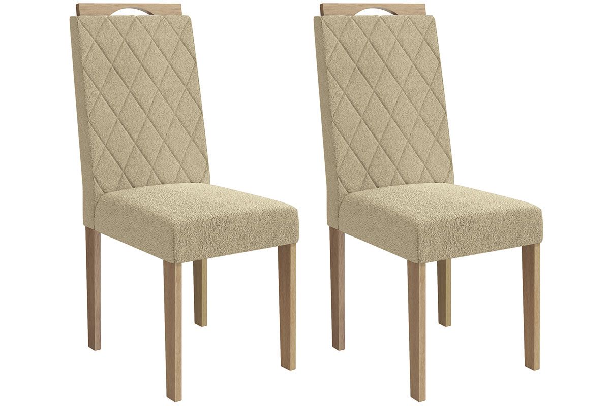 Cadeira Jantar Camélia 2CAD153 Madeirado Kit 2 Un Kappesberg Cadeira Jantar Camélia 2CAD153 Madeirado Kit 2 Un Kappesberg