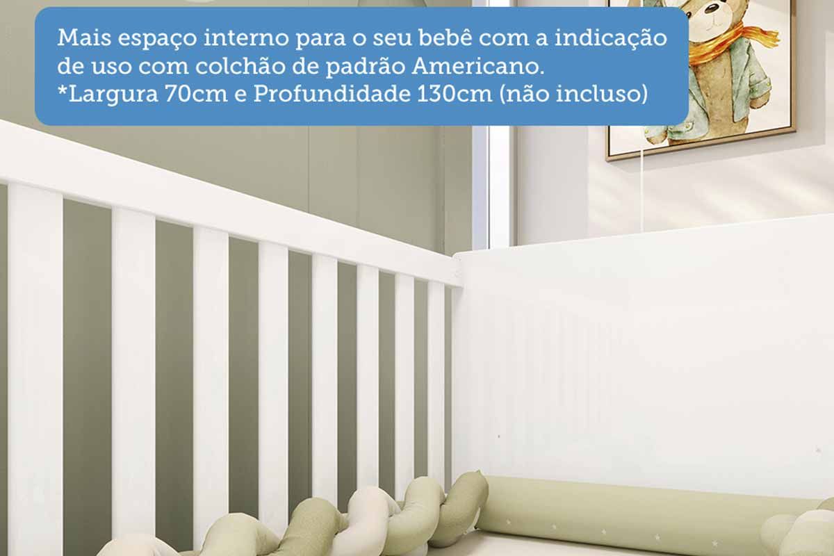 Berço Infantil Popy Retrô 3 em 1 Peroba Berço Infantil Popy Retrô 3 em 1 Peroba