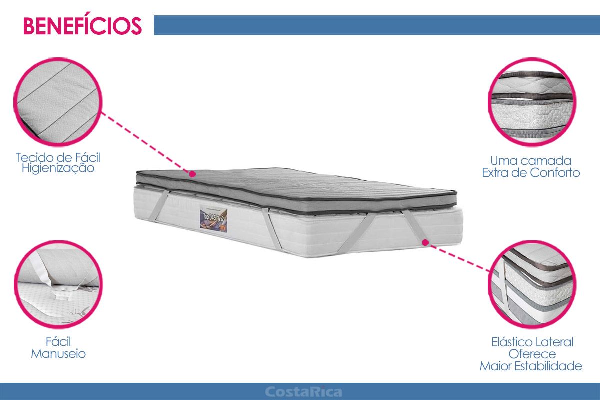 Pillow Top Colchão Plush MH1822 Herval Pillow Top Colchão Plush MH1822 Herval