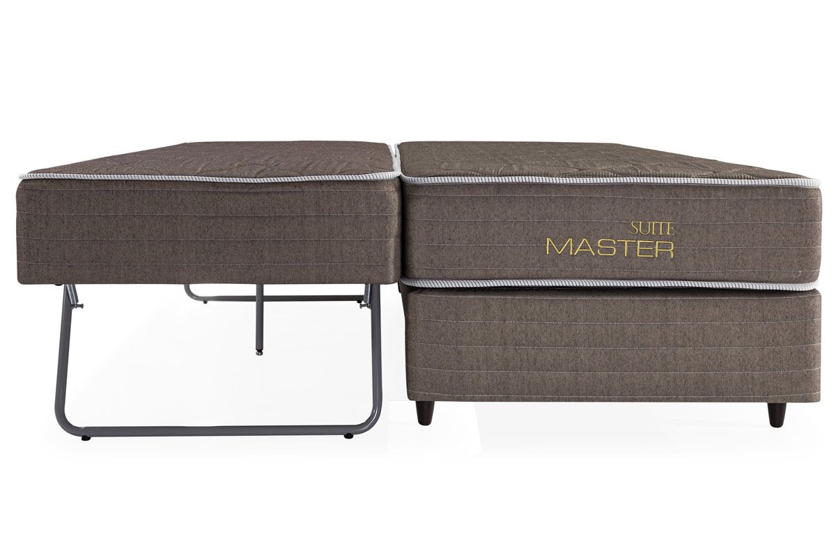 Cama Box c/Aux CRC +Colchão Molas MH1400 Herval