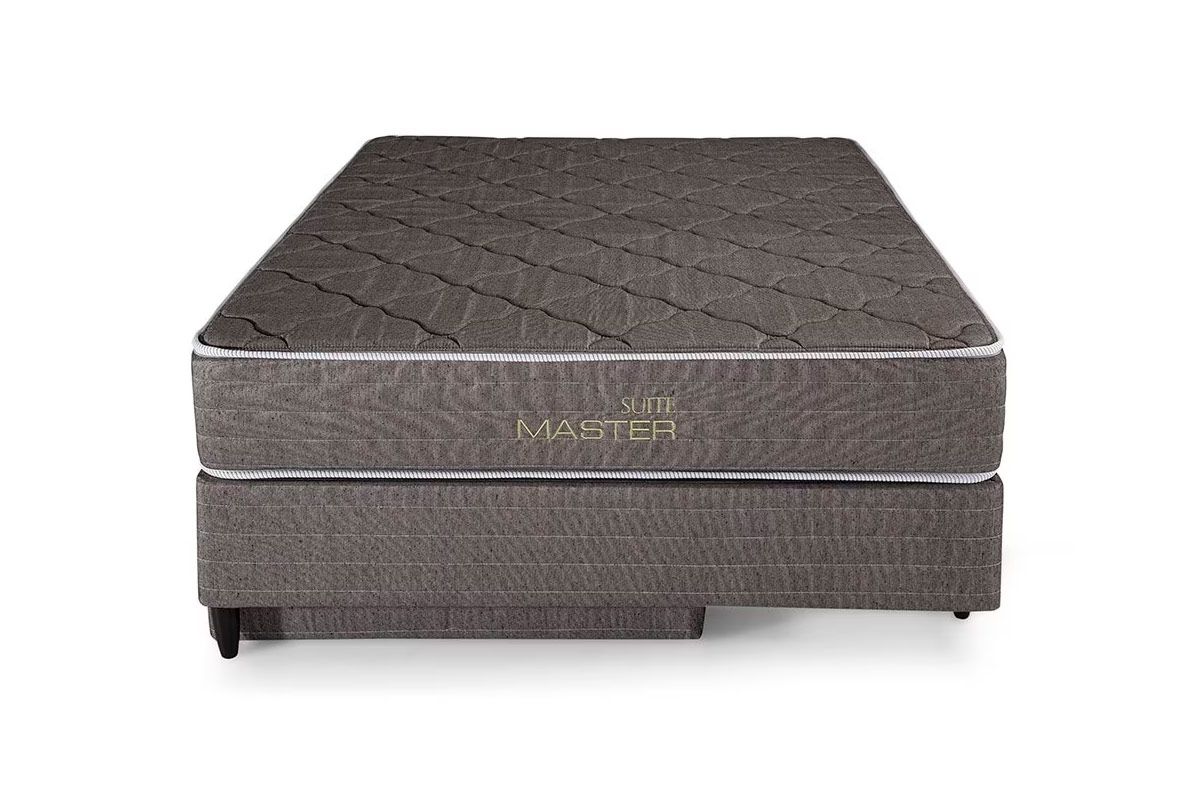Cama Box c/Aux CRC +Colchão Molas MH1400 Herval