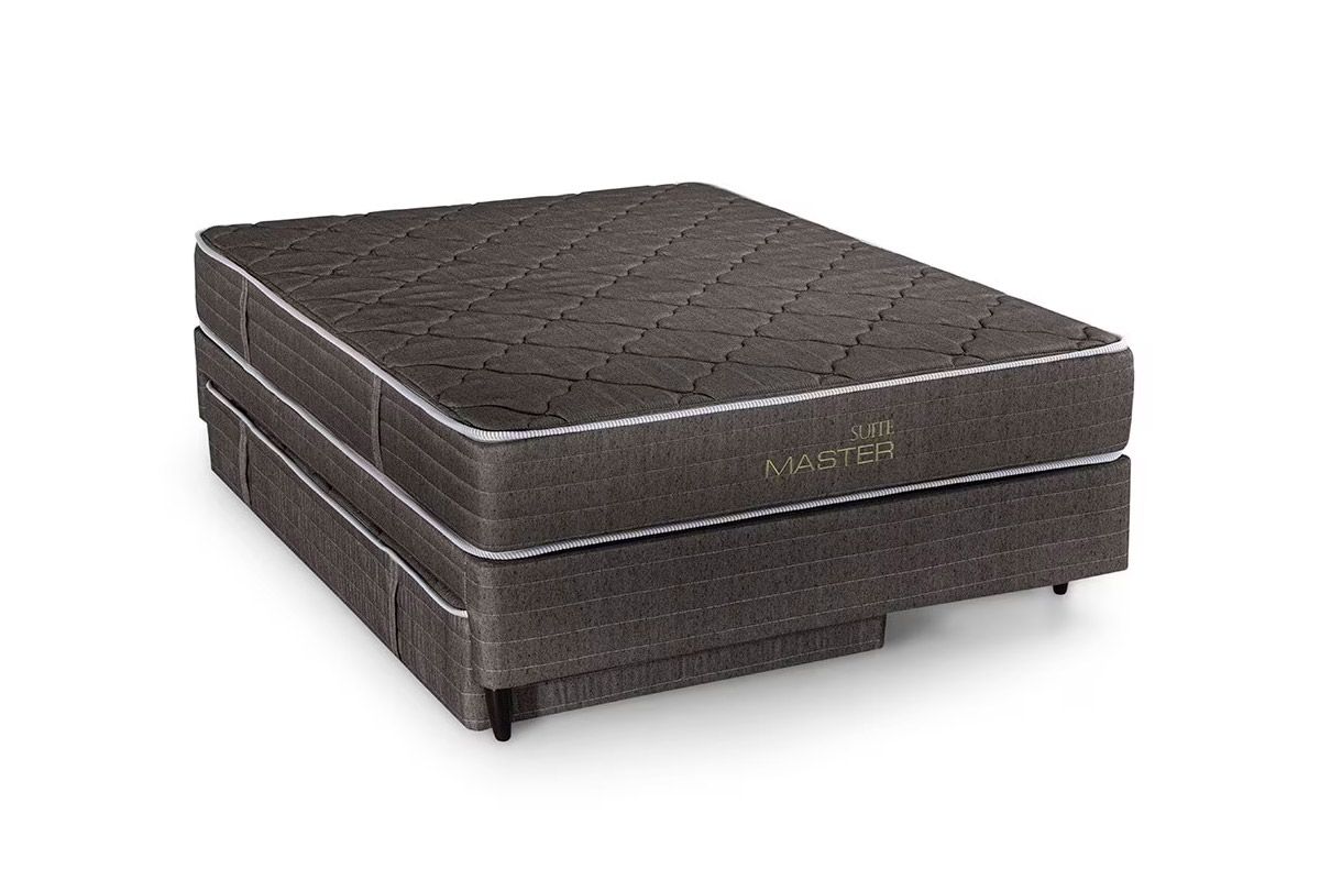 Cama Box c/Aux CRC +Colchão Molas MH1400 Herval