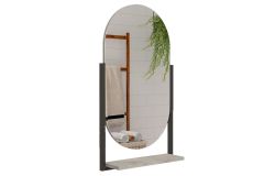 Espelheira Banheiro Oval Ori 41X87cm MGM