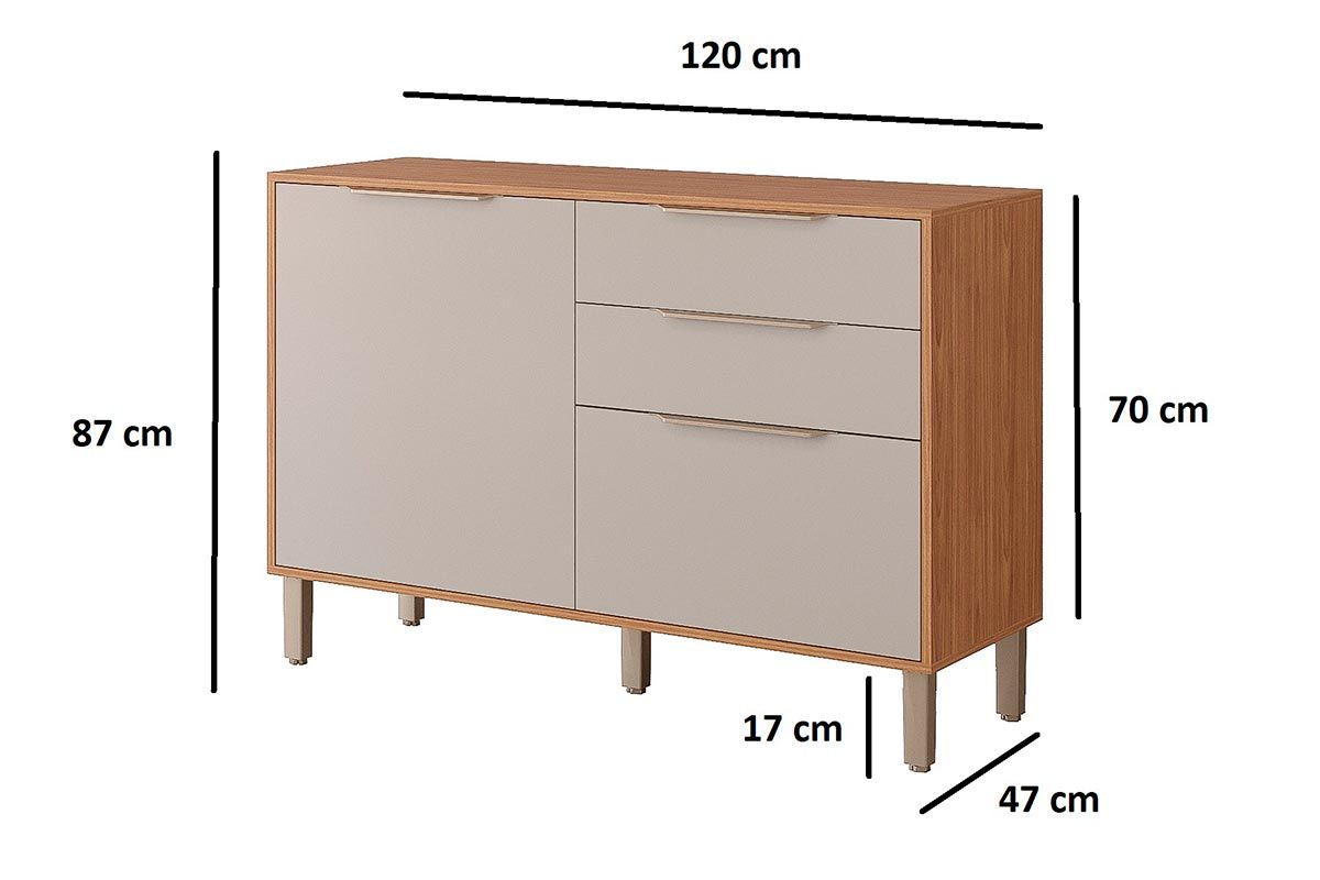 Balcão Cozinha MGM c/Tampo Divina c/2 Portas e 2 Gavetas 120cm Balcão Cozinha MGM c/Tampo Divina c/2 Portas e 2 Gavetas 120cm