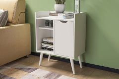 Aparador de Sala Jantar AP2310 c/1 Porta e 2 Nichos Tecno Mobili