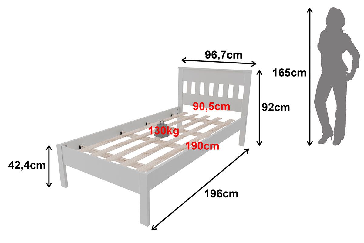 Cama Solteiro CM8006 Tecno Mobili Cama Solteiro CM8006 Tecno Mobili