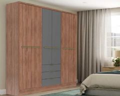Guarda Roupa Casal 6 Portas e 3 Gavetas Troy 1151 Carraro