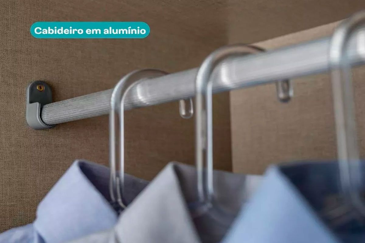 Guarda Roupa Casal 6 Portas e 3 Gavetas Belmont 1154 Carraro Guarda Roupa Casal 6 Portas e 3 Gavetas Belmont 1154 Carraro