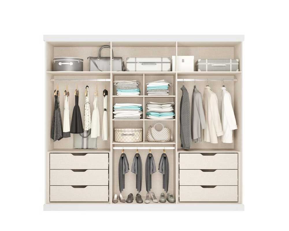 Guarda Roupa Casal 6 Portas e 6 Gavetas Capri 1159 Carraro