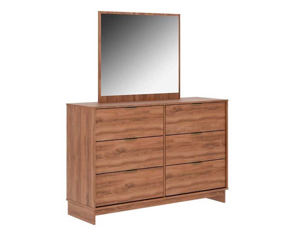 Cômoda 1160 c/6 Gavetas e Espelho Carraro Cômoda 1160 c/6 Gavetas e Espelho Carraro