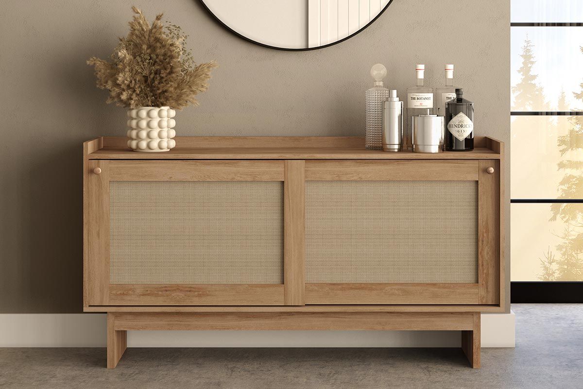 Buffet de Sala Jantar Átria 1295 c/2 Portas c/Tela Carraro