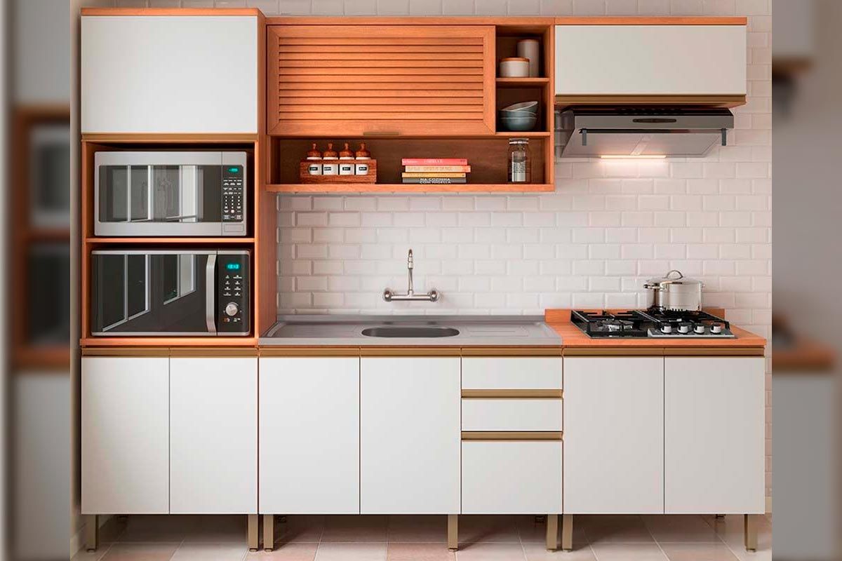 Cozinha Completa Telasul 5 Peças Thela Macadâmia CZC25