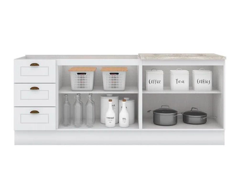 Cozinha Completa Henn 3 Peças Americana s/Pia CZ137