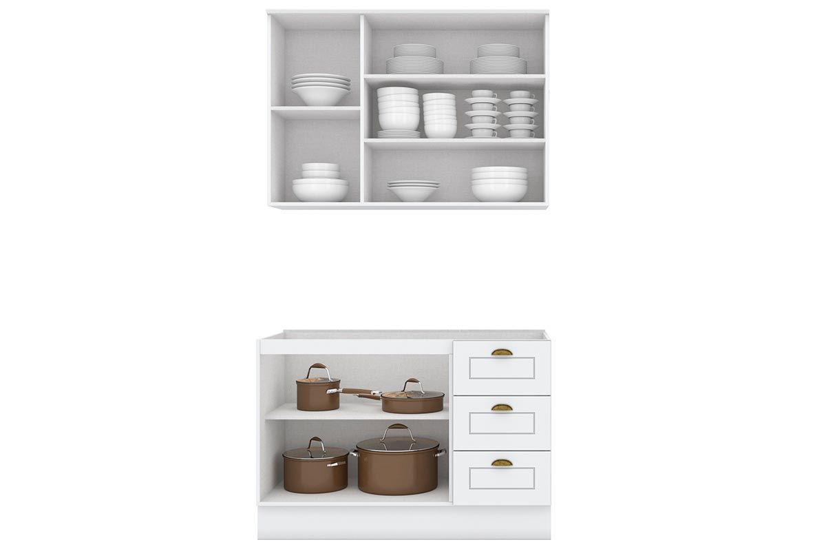 Cozinha Completa Henn 3 Peças Americana CZ122