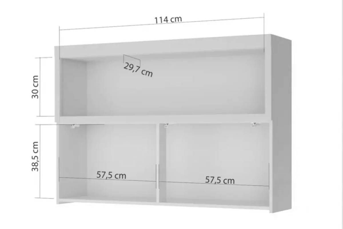 Armário Aéreo Cozinha Nesher Marquesa c/1 Porta 120cm Armário Aéreo Cozinha Nesher Marquesa c/1 Porta 120cm