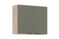 Armário Aéreo Cozinha Demóbile Firenze c/2 Portas 80cm - Avena/Menta