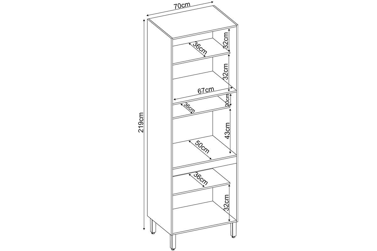 Paneleiro Cozinha Demóbile Firenze c/4 Portas c/Vidro70cm Paneleiro Cozinha Demóbile Firenze c/4 Portas c/Vidro70cm