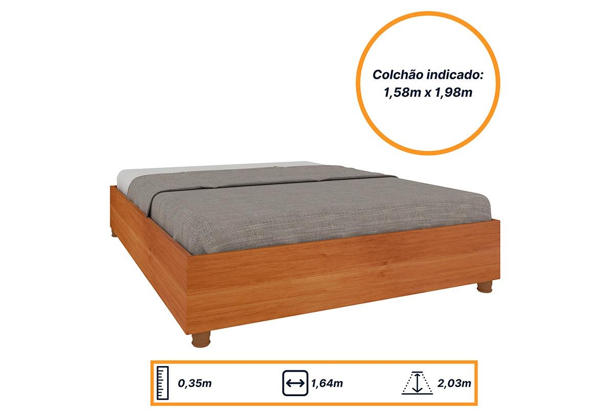 Cama de Casal Queen Mônaco Tcil Cama de Casal Queen Mônaco Tcil