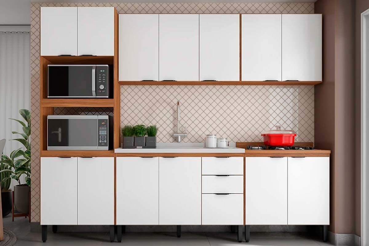 Cozinha Completa Demóbile 5 Peças Firenze FMT009