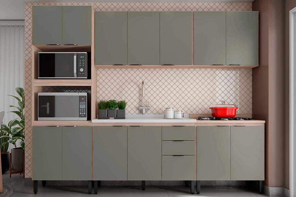 Cozinha Completa Demóbile 5 Peças Firenze FMT009