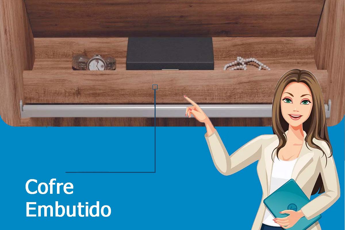 Guarda Roupa Casal 6 Portas 4Gavs c/Esp e Pés Buriti S. Andirá Guarda Roupa Casal 6 Portas 4Gavs c/Esp e Pés Buriti S. Andirá