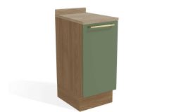 Balcão Cozinha Kappesberg c/Tampo Botanic M621 c/1 Porta 40cm