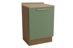 Balcão Cozinha Kappesberg c/Tampo Botanic M629 c/1 Porta 60cm
