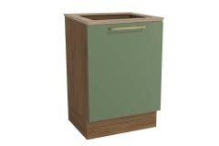 Balcão Cozinha Kappesberg c/Tampo p/ Cooktop Botanic M629 c/1 Porta 60cm