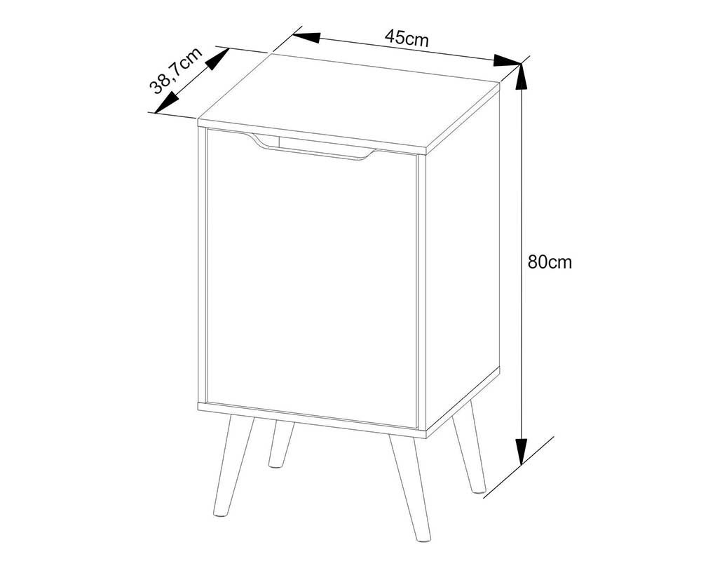 Gabinete Banheiro c/Pés BN3641 s/ Cuba c/1 Porta 45cm Tecno Mobili Gabinete Banheiro c/Pés BN3641 s/ Cuba c/1 Porta 45cm Tecno Mobili