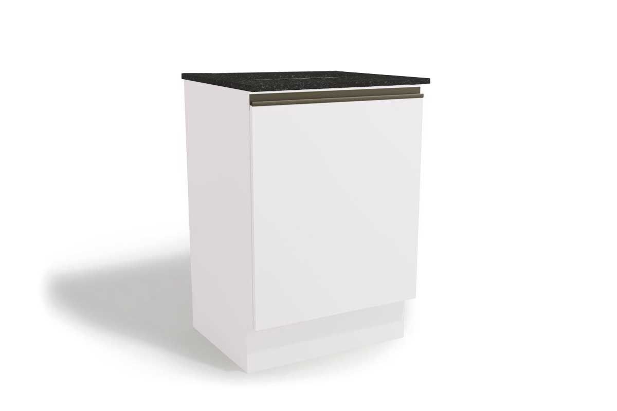 Balcão Cozinha Kappesberg c/Tampo p/ Cooktop Maxxi G742 c/1 Porta 60cm