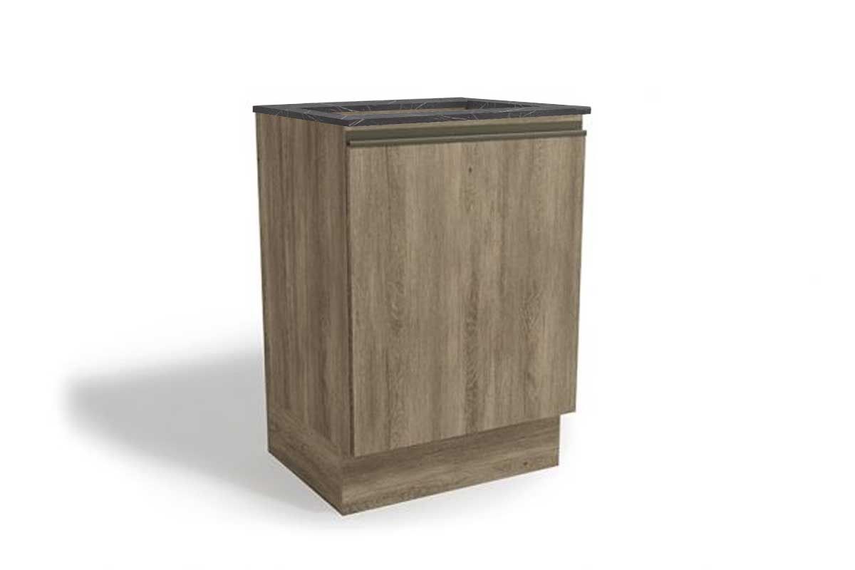 Balcão Cozinha Kappesberg c/Tampo p/ Cooktop Maxxi G742 c/1 Porta 60cm