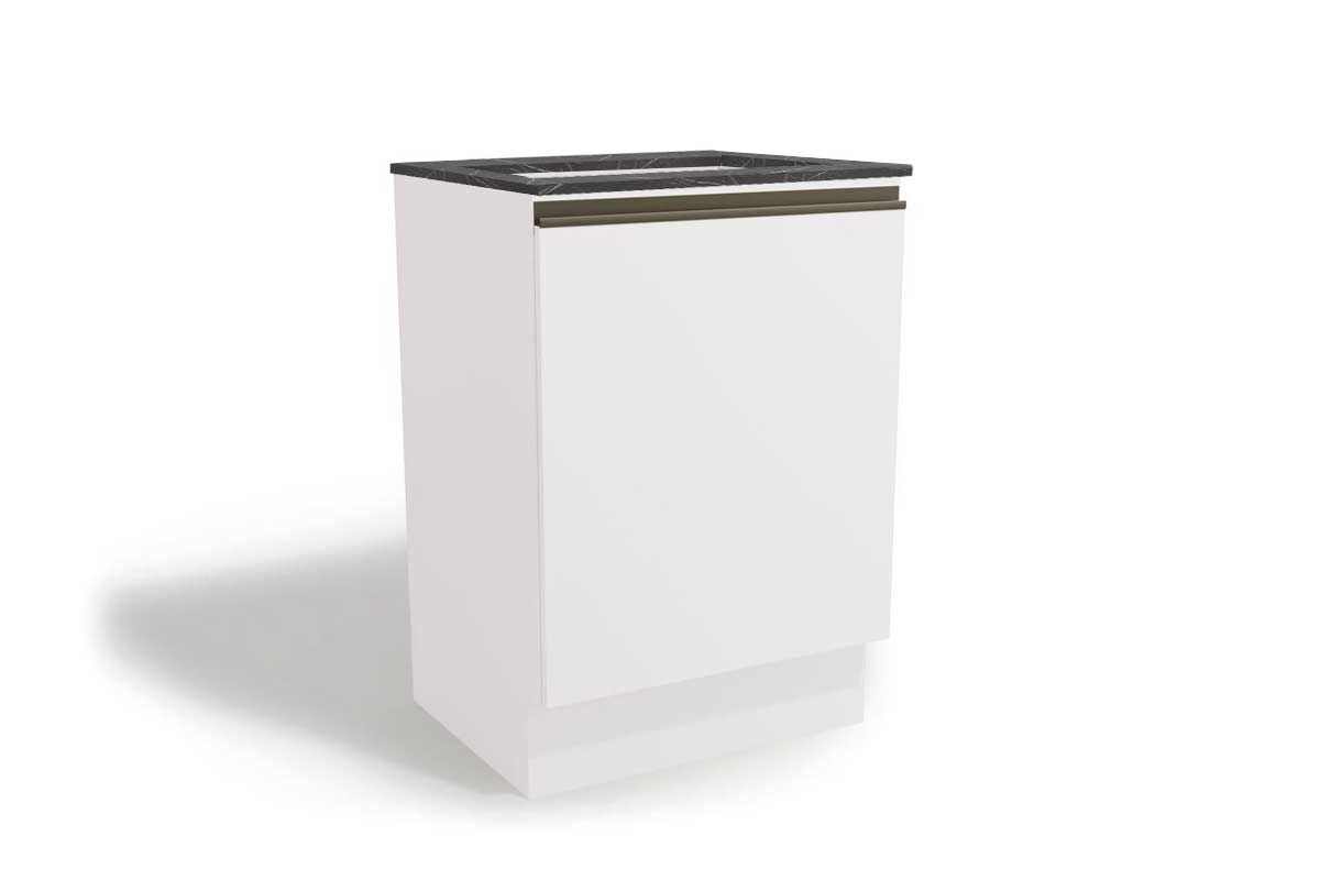 Balcão Cozinha Kappesberg c/Tampo p/ Cooktop Maxxi G742 c/1 Porta 60cm