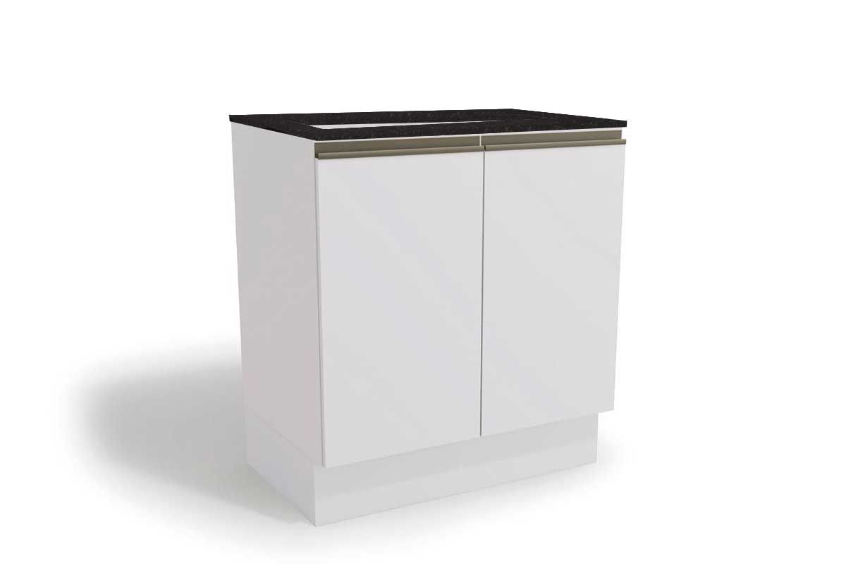 Balcão Cozinha Kappesberg p/ Cooktop c/Tampo Maxxi G744 c/2 Portas 80cm
