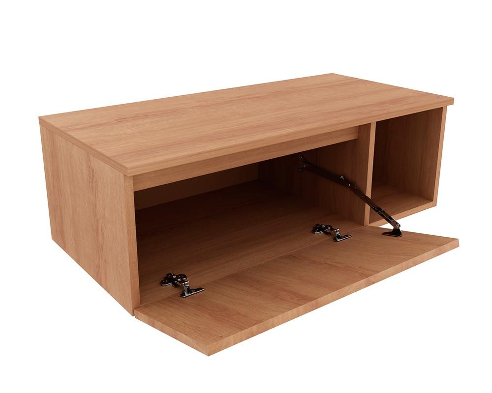 Conjunto Banheiro Balcão Suspenso BN3601 s/ Cuba 80cm e Armário c/Espelho BN3608 Tecno Mobili