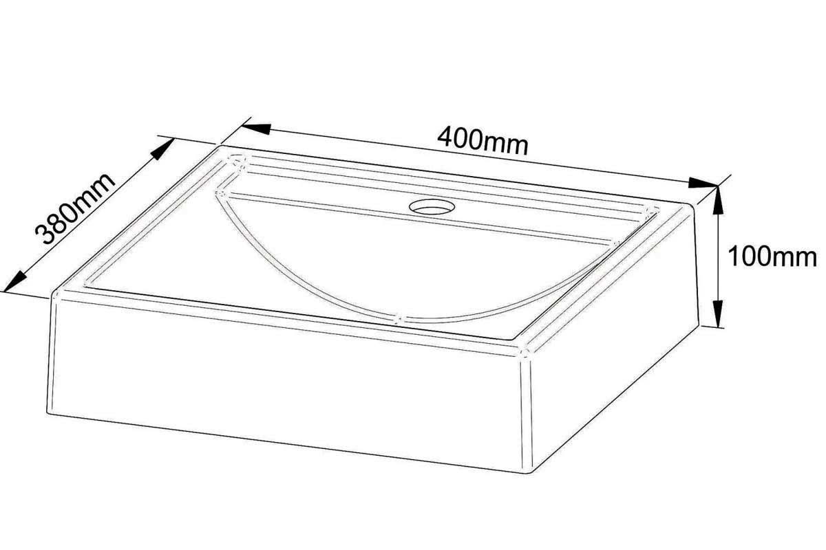 Conjunto Banheiro Balcão Suspenso BN3607 c/Cuba BN3600 60cm e Armário c/Espelho BN3610 Tecno Mobili