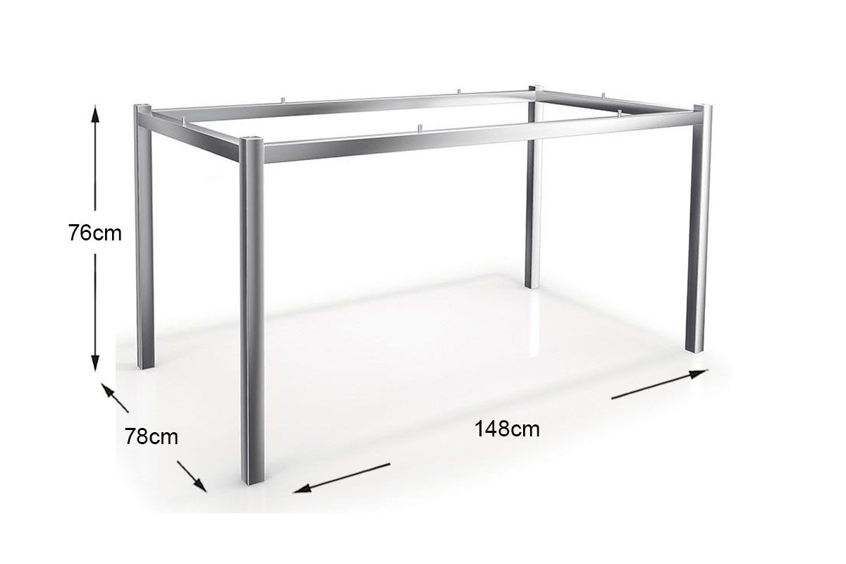 Sala Jantar Mesa Reno c/ Tampo Madeira 160cm e 6 Cadeiras Portugal - Kappesberg