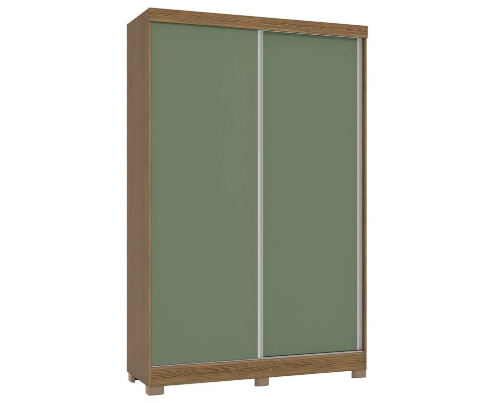 Guarda Roupa Solteiro 2 Portas de Correr e 2 Gavetas c/Pés CB02N571 Kappesberg