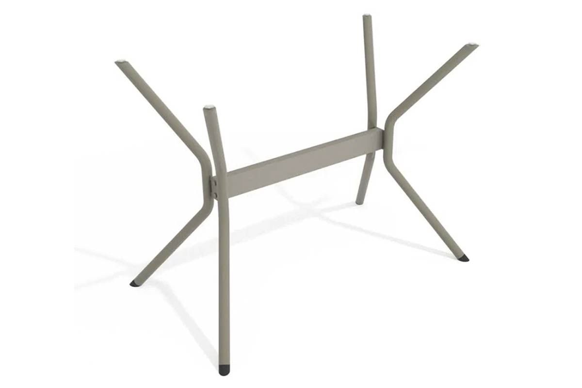 Sala Jantar Mesa Loire c/ Tampo de Madeira 1.60cm + 6 Cadeiras Amsterdã - Kappesberg