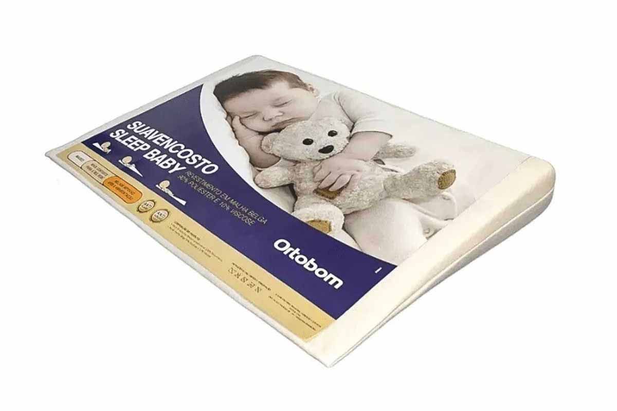 Travesseiro Infantil Sleep Baby Anti Refluxo Ortobom40x60 Travesseiro Infantil Sleep Baby Anti Refluxo Ortobom40x60