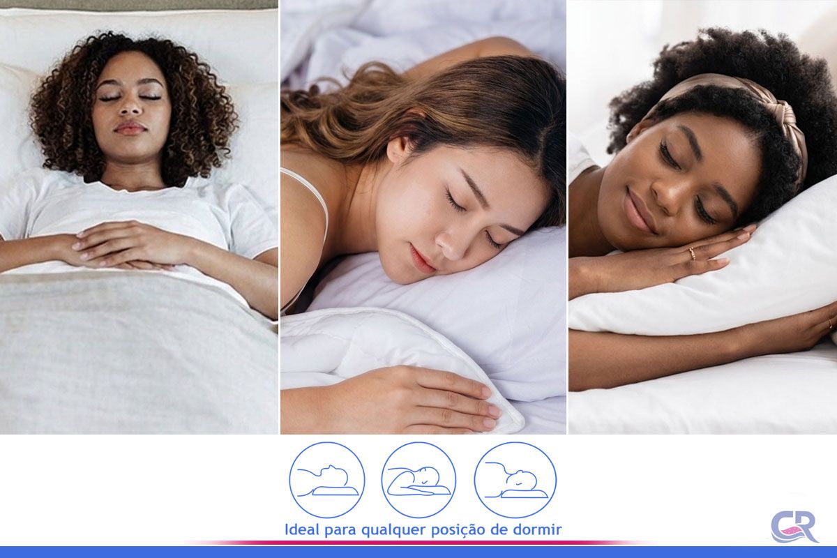 Travesseiro Viscoelástico Kit 4un Sky Slim Ortobom