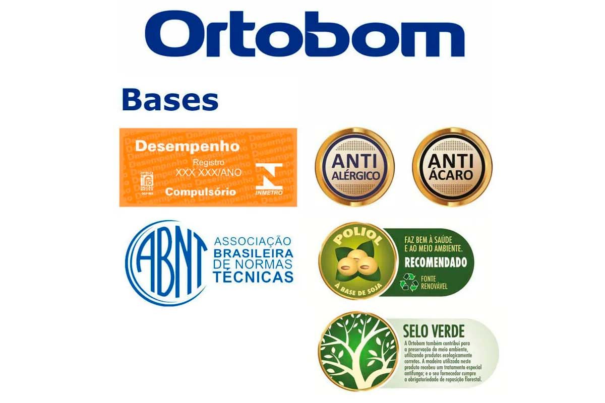 Cama Box Ortobom Orthotel Luxo Gray