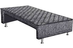 Cama Base Vaz Exclusivo p/ uso c/Cama Aux Ortobom Orthotel Vazada Luxo - Twin - 100x200x32