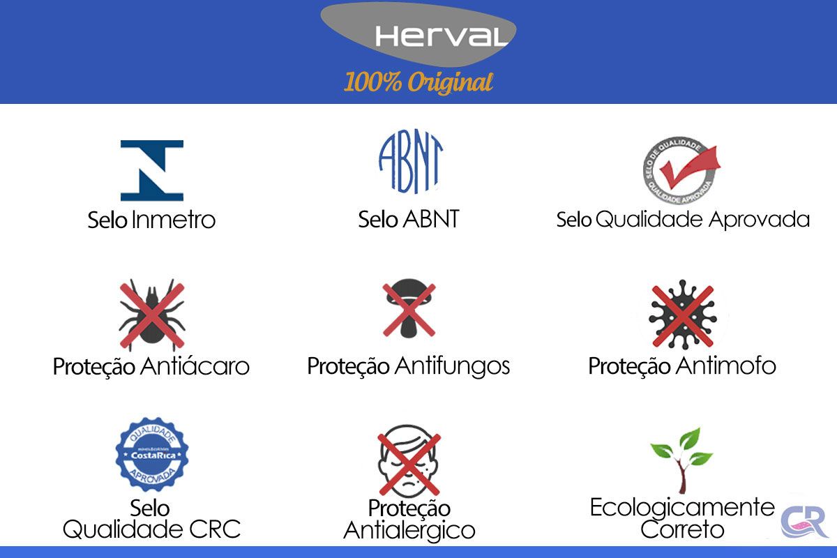 Colchão Ortopédico Herval D65 Durabilli